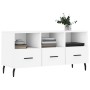 Mueble de TV madera de ingeniería blanco 102x36x50 cm en Muebles TV | Comprar online en Foru.es