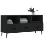 Mueble de TV madera de ingeniería negro 102x36x50 cm en Muebles TV | Comprar online en Foru.es