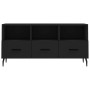 Mueble de TV madera de ingeniería negro 102x36x50 cm en Muebles TV | Comprar online en Foru.es