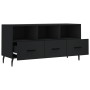 Mueble de TV madera de ingeniería negro 102x36x50 cm en Muebles TV | Comprar online en Foru.es