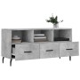 Mueble de TV madera de ingeniería gris hormigón 102x36x50 cm en Muebles TV | Comprar online en Foru.es