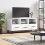 Mueble de TV madera de ingeniería blanco 102x36x50 cm en Muebles TV | Comprar online en Foru.es