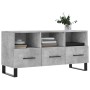 Mueble de TV madera de ingeniería gris hormigón 102x36x50 cm en Muebles TV | Comprar online en Foru.es