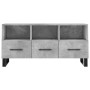 Mueble de TV madera de ingeniería gris hormigón 102x36x50 cm en Muebles TV | Comprar online en Foru.es