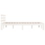 Estructura de cama madera maciza blanca 140x200 cm de vidaXL, Camas y somieres - Ref: Foro24-814755, Precio: 138,70 €, Descue...