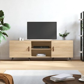 Mueble para TV madera de ingeniería roble Sonoma 150x30x50 cm en Muebles TV | Comprar online en Foru.es