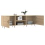 Mueble para TV madera de ingeniería roble Sonoma 150x30x50 cm en Muebles TV | Comprar online en Foru.es