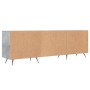 Mueble de TV madera de ingeniería gris hormigón 150x30x50 cm en Muebles TV | Comprar online en Foru.es