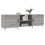 Mueble para TV madera de ingeniería gris Sonoma 150x30x50 cm en Muebles TV | Comprar online en Foru.es