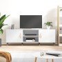 Mueble para TV madera de ingeniería blanco 150x30x50 cm en Muebles TV | Comprar online en Foru.es