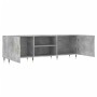 Mueble de TV madera de ingeniería gris hormigón 150x30x50 cm en Muebles TV | Comprar online en Foru.es