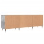 Mueble de TV madera de ingeniería gris hormigón 150x30x50 cm en Muebles TV | Comprar online en Foru.es