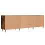 Mueble de TV madera de ingeniería roble ahumado 150x30x50 cm en Muebles TV | Comprar online en Foru.es