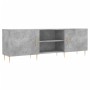 Mueble de TV madera de ingeniería gris hormigón 150x30x50 cm en Muebles TV | Comprar online en Foru.es