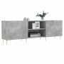 Mueble de TV madera de ingeniería gris hormigón 150x30x50 cm en Muebles TV | Comprar online en Foru.es