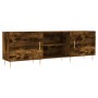 Mueble de TV madera de ingeniería roble ahumado 150x30x50 cm en Muebles TV | Comprar online en Foru.es