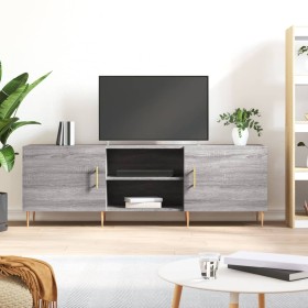 Mueble para TV madera de ingeniería gris Sonoma 150x30x50 cm en Muebles TV | Comprar online en Foru.es