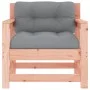 Garden armchairs and cushions 2 pcs solid wood Douglas fir by vidaXL, Modular outdoor sofas - Ref: Foro24-825567, Price: 184,...