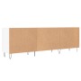 Mueble para TV madera de ingeniería blanco 150x30x50 cm en Muebles TV | Comprar online en Foru.es