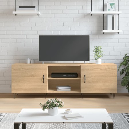 Mueble para TV madera de ingeniería roble Sonoma 150x30x50 cm en Muebles TV | Comprar online en Foru.es