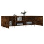 Mueble de TV madera de ingeniería roble ahumado 150x30x50 cm en Muebles TV | Comprar online en Foru.es