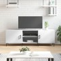 Mueble para TV madera de ingeniería blanco 150x30x50 cm en Muebles TV | Comprar online en Foru.es