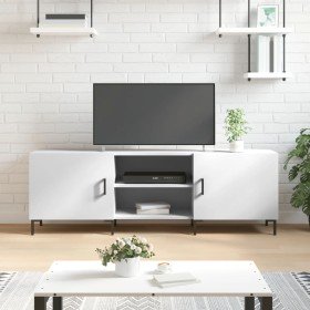 Mueble para TV madera de ingeniería blanco 150x30x50 cm en Muebles TV | Comprar online en Foru.es