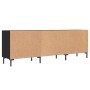 Mueble para TV madera de ingeniería negro 150x30x50 cm en Muebles TV | Comprar online en Foru.es