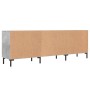 Mueble de TV madera de ingeniería gris hormigón 150x30x50 cm en Muebles TV | Comprar online en Foru.es