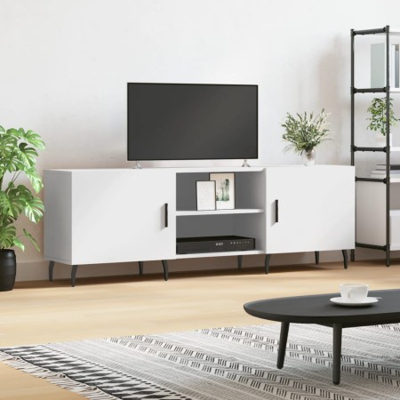 Mueble para TV madera de ingeniería blanco 150x30x50 cm en Muebles TV | Comprar online en Foru.es