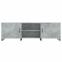 Mueble de TV madera de ingeniería gris hormigón 150x30x50 cm en Muebles TV | Comprar online en Foru.es
