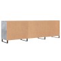 Mueble de TV madera de ingeniería gris hormigón 150x30x50 cm en Muebles TV | Comprar online en Foru.es