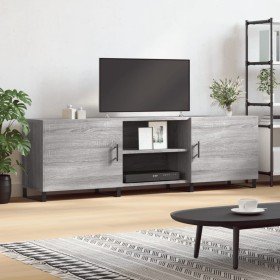 Mueble para TV madera de ingeniería gris Sonoma 150x30x50 cm en Muebles TV | Comprar online en Foru.es