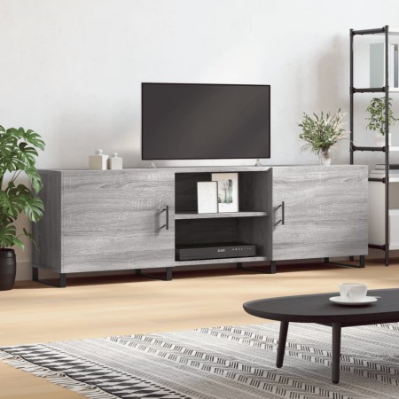 Mueble para TV madera de ingeniería gris Sonoma 150x30x50 cm en Muebles TV | Comprar online en Foru.es