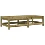 Taburetes de jardín con cojines 2 uds madera de pino impregnada de vidaXL, Sofás modulares de exterior - Ref: Foro24-825589, ...