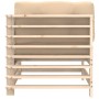 Sofá esquinero con cojines madera maciza de pino de vidaXL, Sofás modulares de exterior - Ref: Foro24-825653, Precio: 106,82 ...