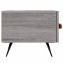 Mueble de TV madera de ingeniería gris Sonoma 150x36x30 cm en Muebles TV | Comprar online en Foru.es