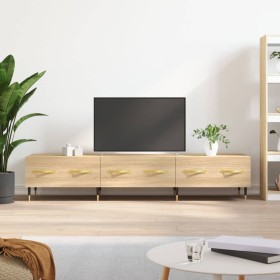Mueble de TV madera de ingeniería roble Sonoma 150x36x30 cm en Muebles TV | Comprar online en Foru.es