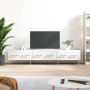 Mueble de TV madera de ingeniería blanco 150x36x30 cm en Muebles TV | Comprar online en Foru.es