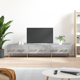 Mueble para TV madera de ingeniería gris hormigón 150x36x30 cm en Muebles TV | Comprar online en Foru.es