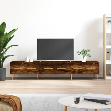 Mueble de TV madera de ingeniería roble ahumado 150x36x30 cm en Muebles TV | Comprar online en Foru.es