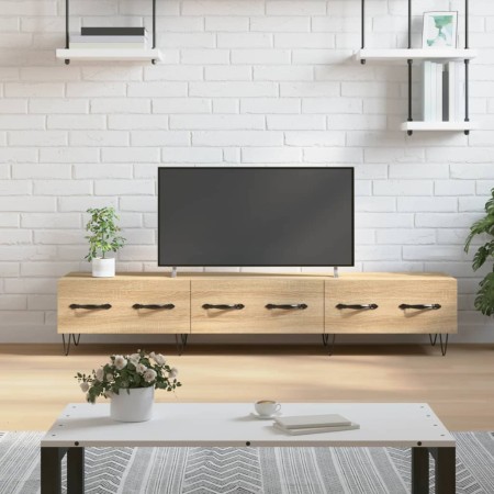 Mueble de TV madera de ingeniería roble Sonoma 150x36x30 cm en Muebles TV | Comprar online en Foru.es