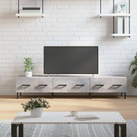 Mueble para TV madera de ingeniería gris hormigón 150x36x30 cm en Muebles TV | Comprar online en Foru.es