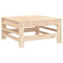 Taburetes de jardín con cojines 2 uds madera maciza de pino de vidaXL, Sofás modulares de exterior - Ref: Foro24-825695, Prec...