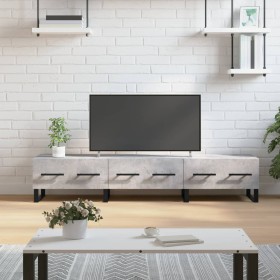 Mueble para TV madera de ingeniería gris hormigón 150x36x30 cm en Muebles TV | Comprar online en Foru.es