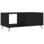 Mesa de centro madera contrachapada negro 90x50x40 cm en Mesas de centro | Comprar online en Foru.es