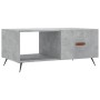 Mesa de centro madera contrachapada gris hormigón 90x50x40 cm en Mesas de centro | Comprar online en Foru.es