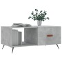 Mesa de centro madera contrachapada gris hormigón 90x50x40 cm en Mesas de centro | Comprar online en Foru.es