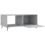 Mesa de centro madera contrachapada gris hormigón 90x50x40 cm en Mesas de centro | Comprar online en Foru.es