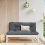 Sofá central madera maciza de pino blanco 120x80 cm de vidaXL, Sofás modulares de exterior - Ref: Foro24-825731, Precio: 97,1...